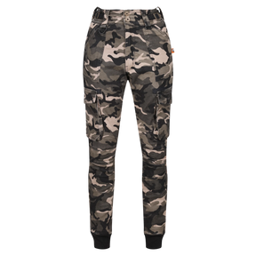 Motogirl Lara Cargo Camo Trousers