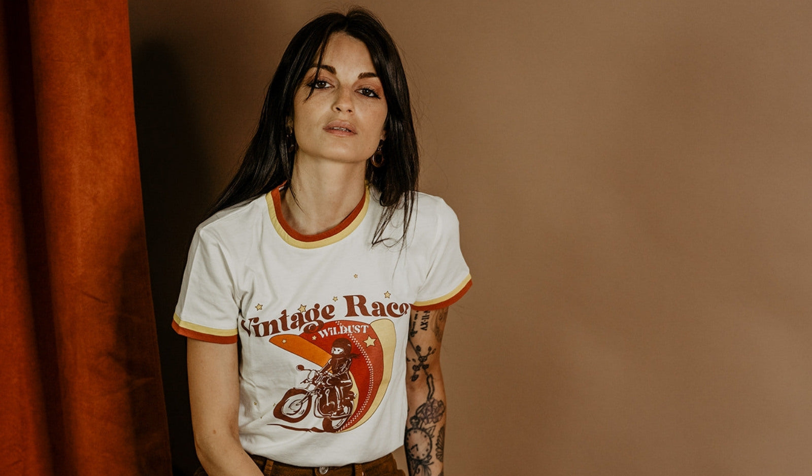 Wildust Sisters Vintage Racer T-Shirt