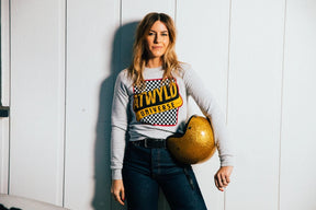 Atwyld CHECK STOP CREW FLEECE