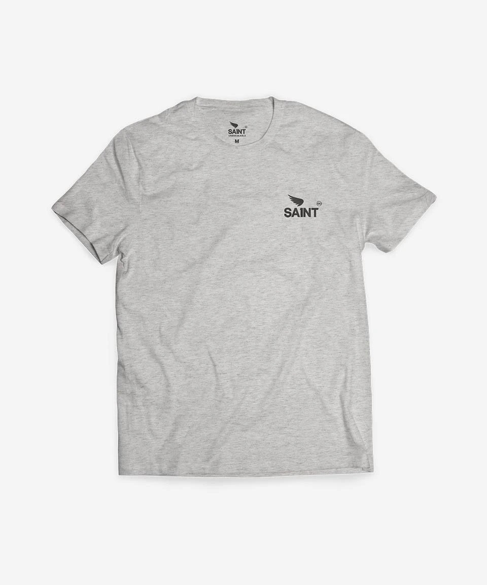 SA1NT Basic Tee - Grey Marle