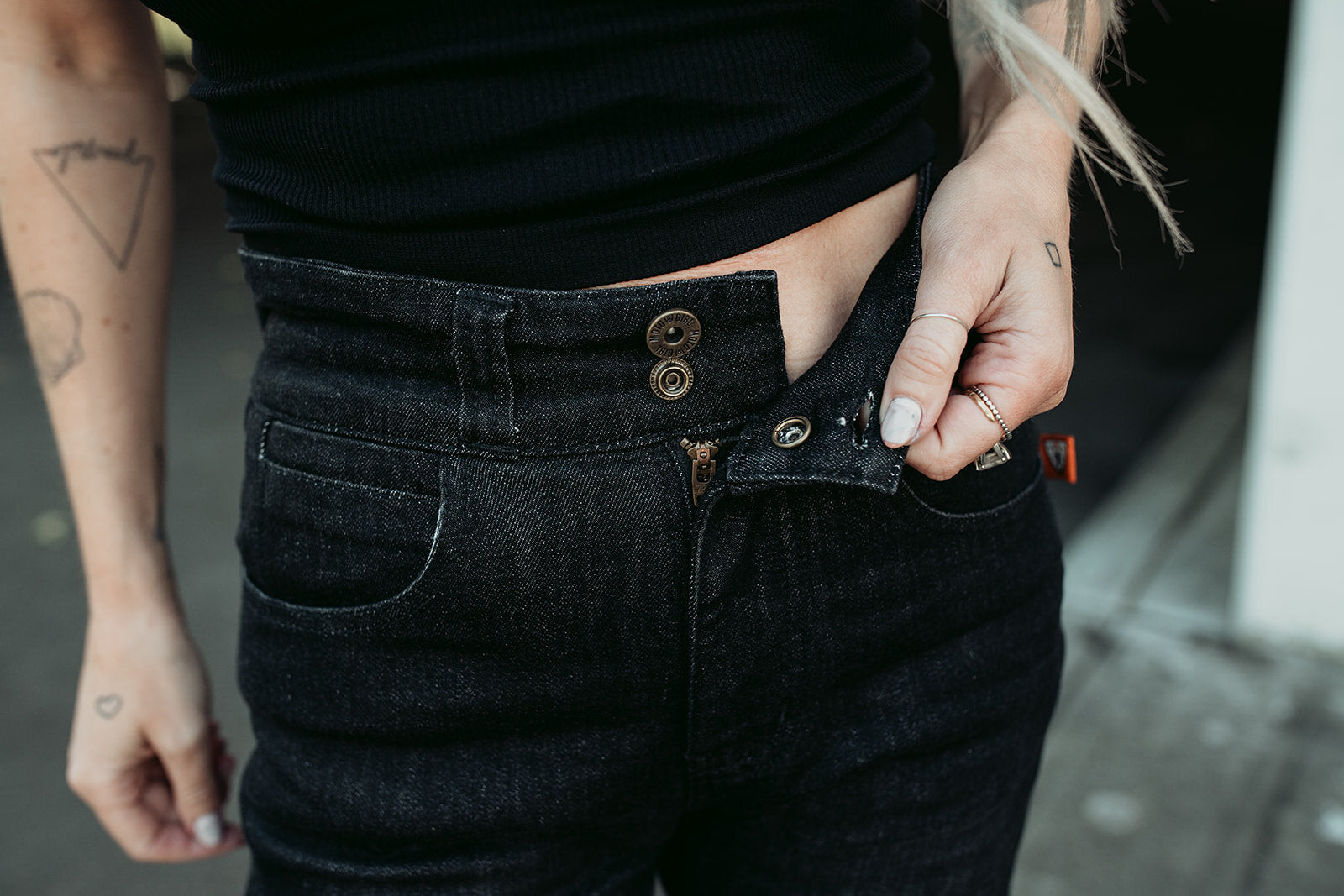 MotoGirl Ellie Black Jeans