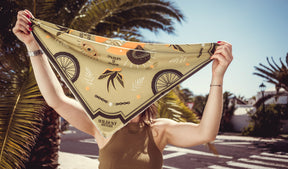 Wildust Sisters scarf "RIDE&SHINE"