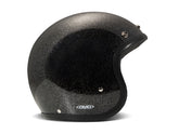 DMD Glitter Black Vintage open face helmet