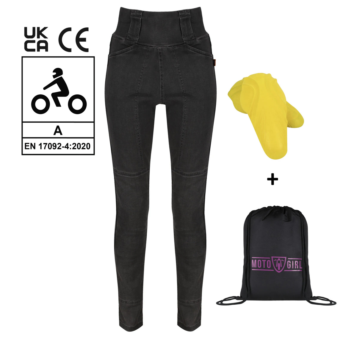 Motogirl Melissa Grey Jeggings Regular