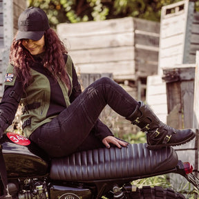 Motogirl Melissa Black Jeggings