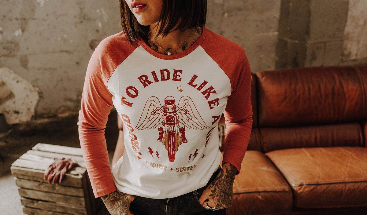 Wildudt Sisters "RIDE LIKE A GIRL" long sleeve