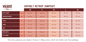 Wildust Sisters RETRO JUMPSUIT, ASPHALT