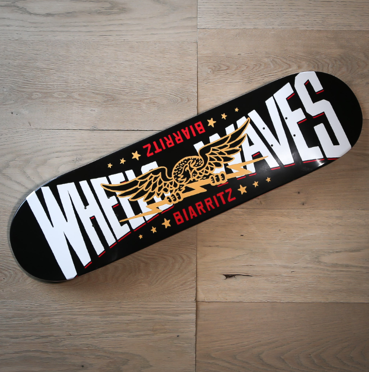 Wheels and Waves SK8 Eagle skate deck