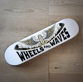 Wheels and Waves Wings skate deck