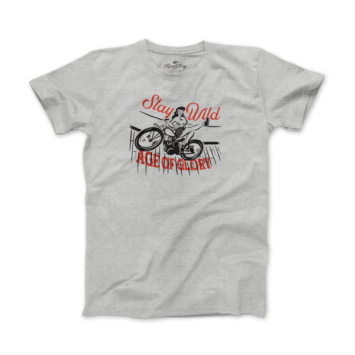 Age of Glory Wall of Death Tee Heather Grey