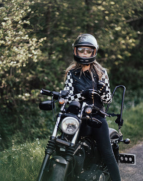 Eudoxie Beth leather motorbike jacket