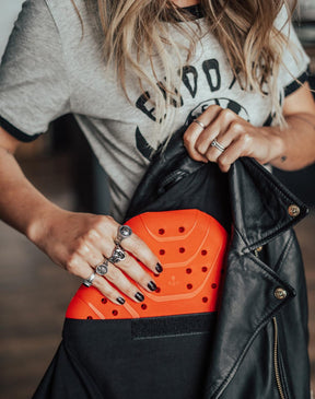 Eudoxie Beth leather motorbike jacket
