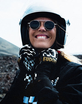 Eudoxie Black and Gold Gloves