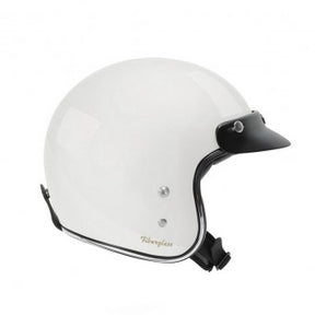 Garibaldi G02X Open Face Vintage Helmet - Pearl White