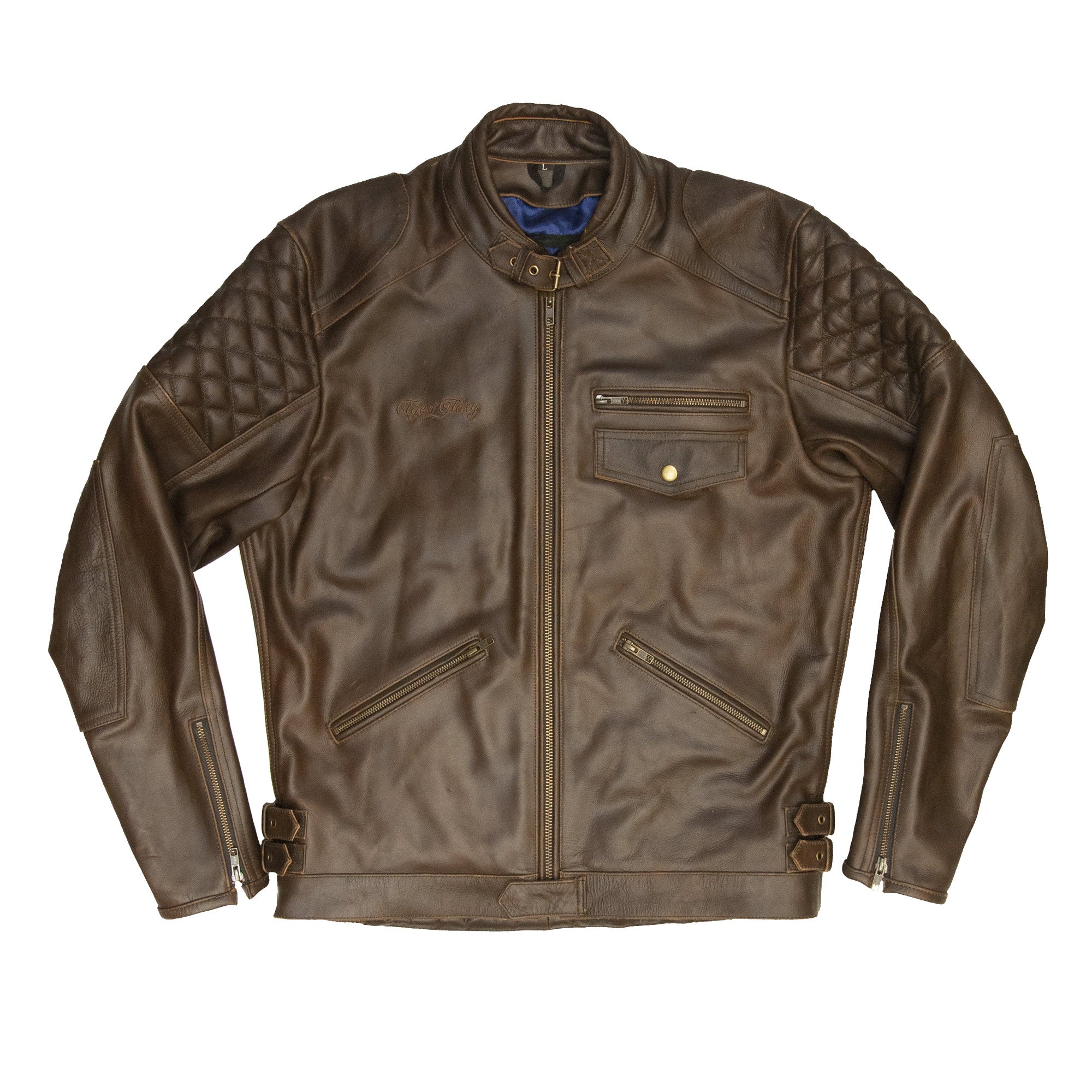 Age of Glory Kingpin leather jacket brown