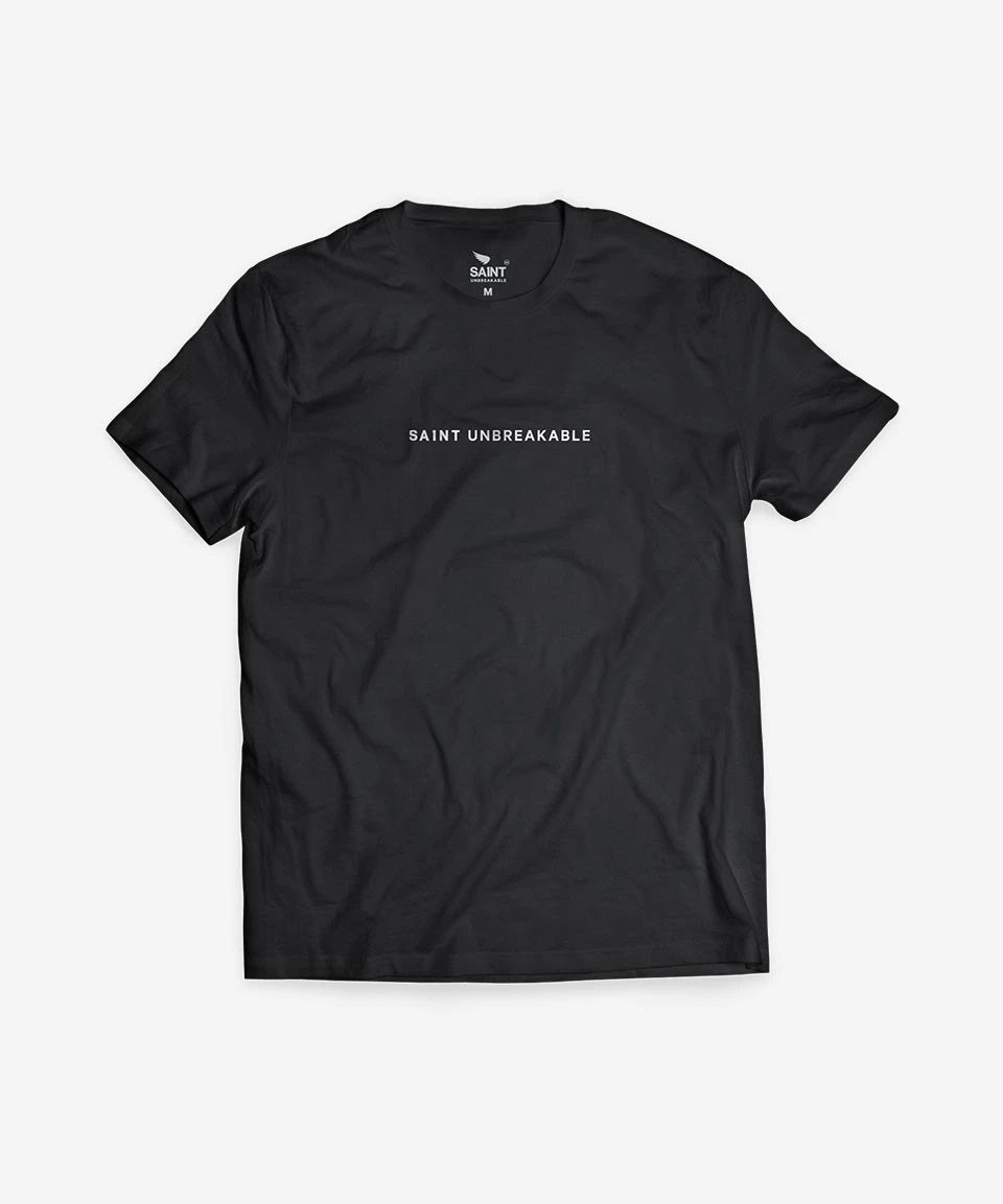 SA1NT Unbreakable Minimalistic Tee - Black