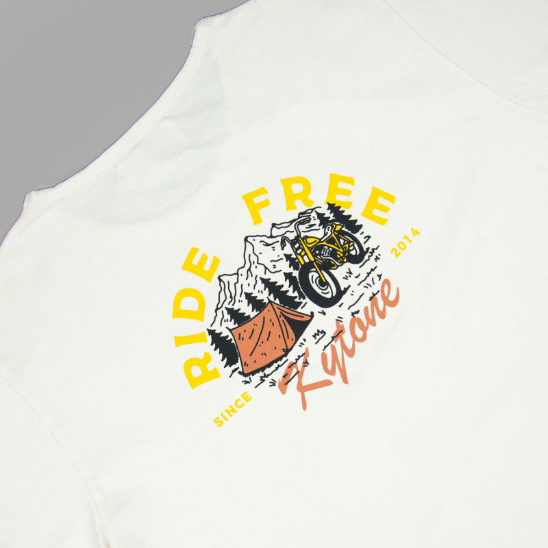 Kytone Ride Free White Tee